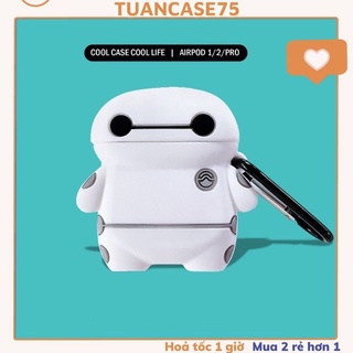 🔥 Case Ap 1/2 & Pro 🔥 Freeship 🔥 VỎ BỌC MODEL BAYMAX Cho Tai Nghe Không Dây (Bluetooth) - Tuancase75