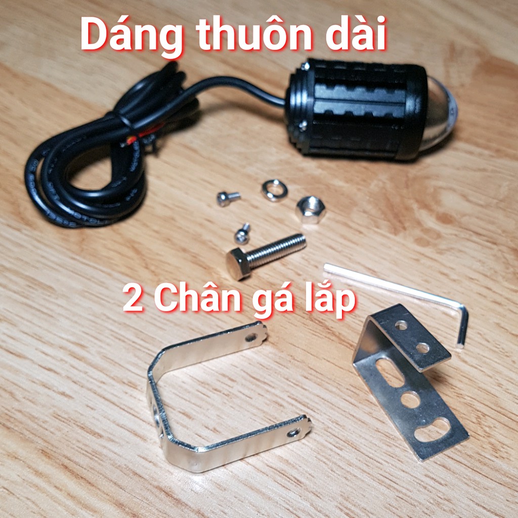 Bóng đèn bi cầu led trợ sáng Bi nini led sáng 2 màu Vàng Trắng YWZ thiết kế mới 2023