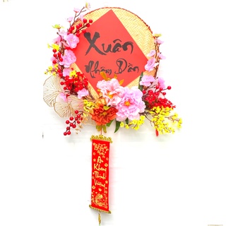 Mẹt hoa trang trí tết H34