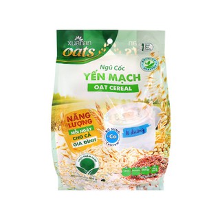(tặng ly)Ngũ Cốc Yến Mạch Ít Đường Xuân An Bịch 400g
