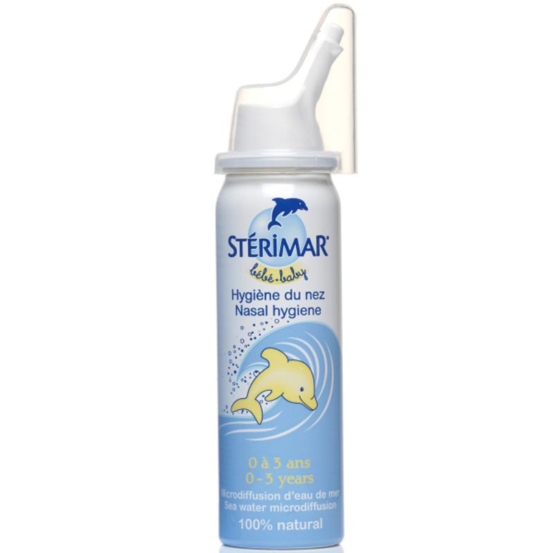 Xịt mũi Sterimar - Làm sạch dịch nhầy mũi, loại bỏ vi khuẩn (Chai 50ml)