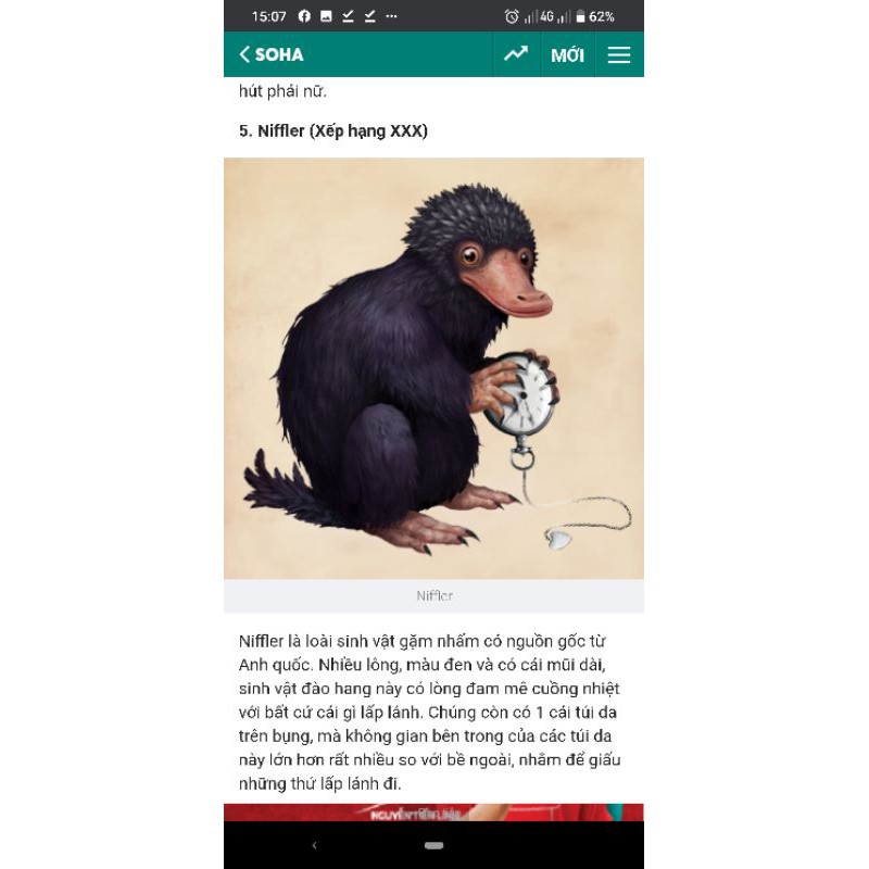 Thần tài Niffler, Pickett tài lộc  chính hãng Funko, vía thần tài