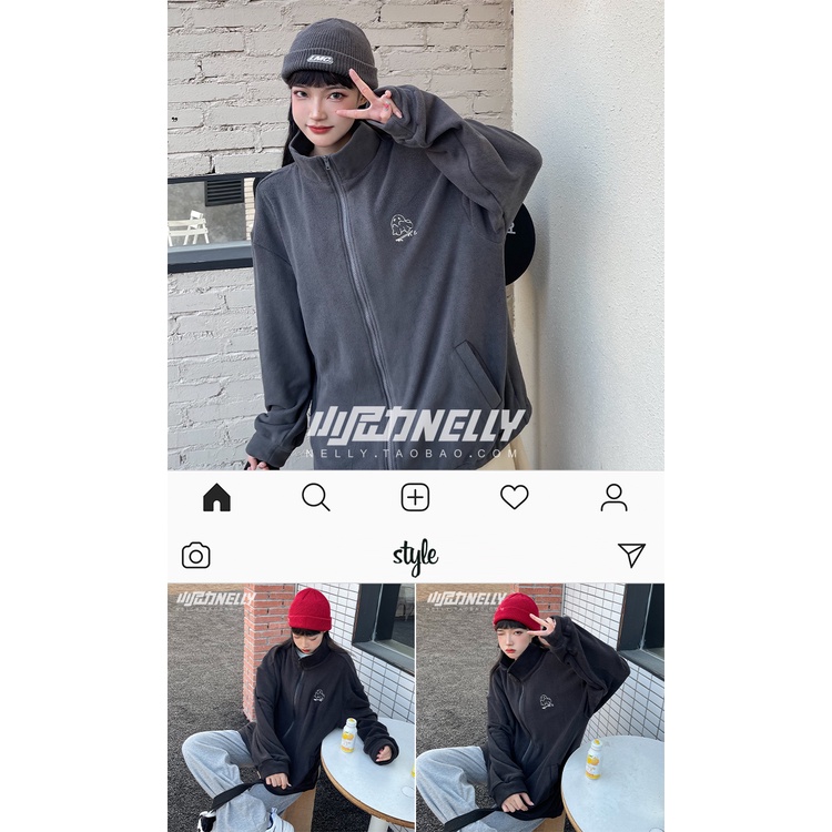 Áo khoác lông Nelly unisex mẫu mới 2022