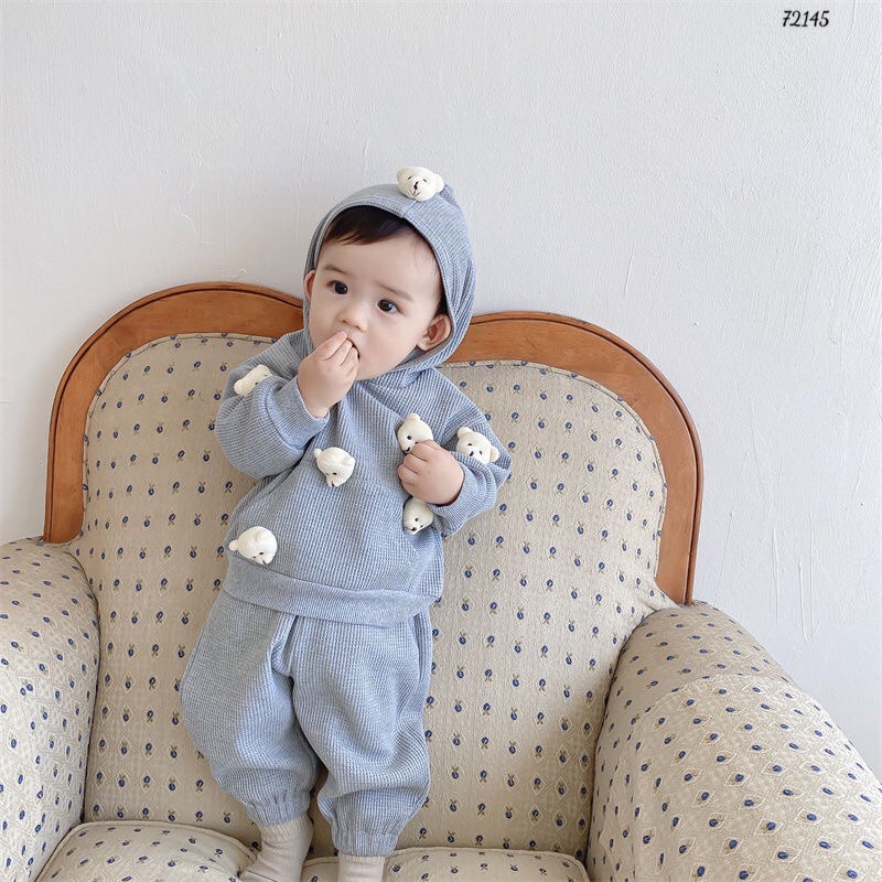 Bộ len Gấu cho bé