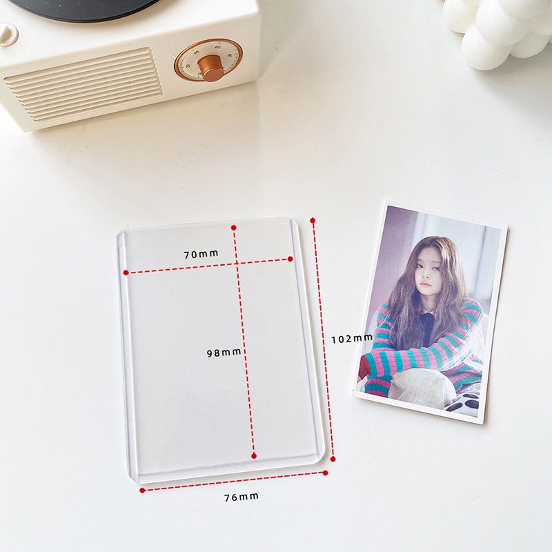 Set 10 Tấm Nhựa Trong Suốt Bọc Thẻ Kích Thước 10×7Cm Chống Thấm Nước Tiện Dụng