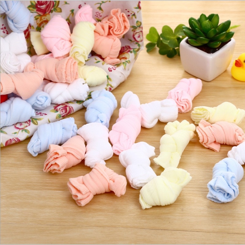 Combo 5 đôi tất kẹo thoáng mát (từ 0-3 tuổi)