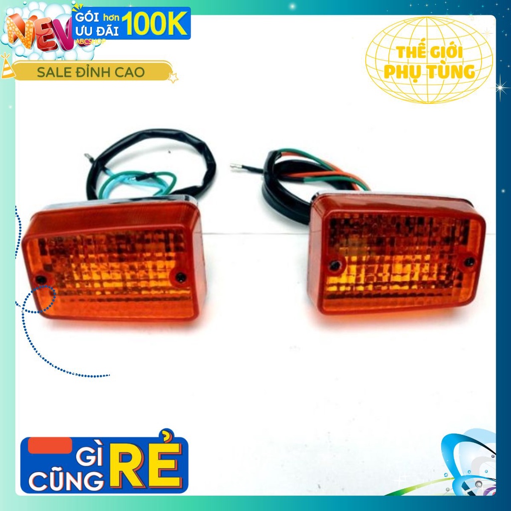 Cặp xi nhan trước xe Cub 82 (đôi cụm xe máy Honda)