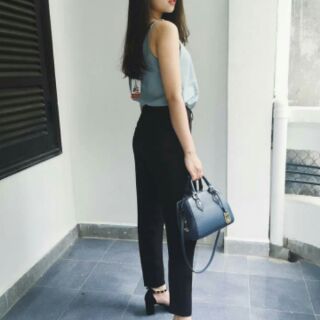 Quần baggy kèm belt