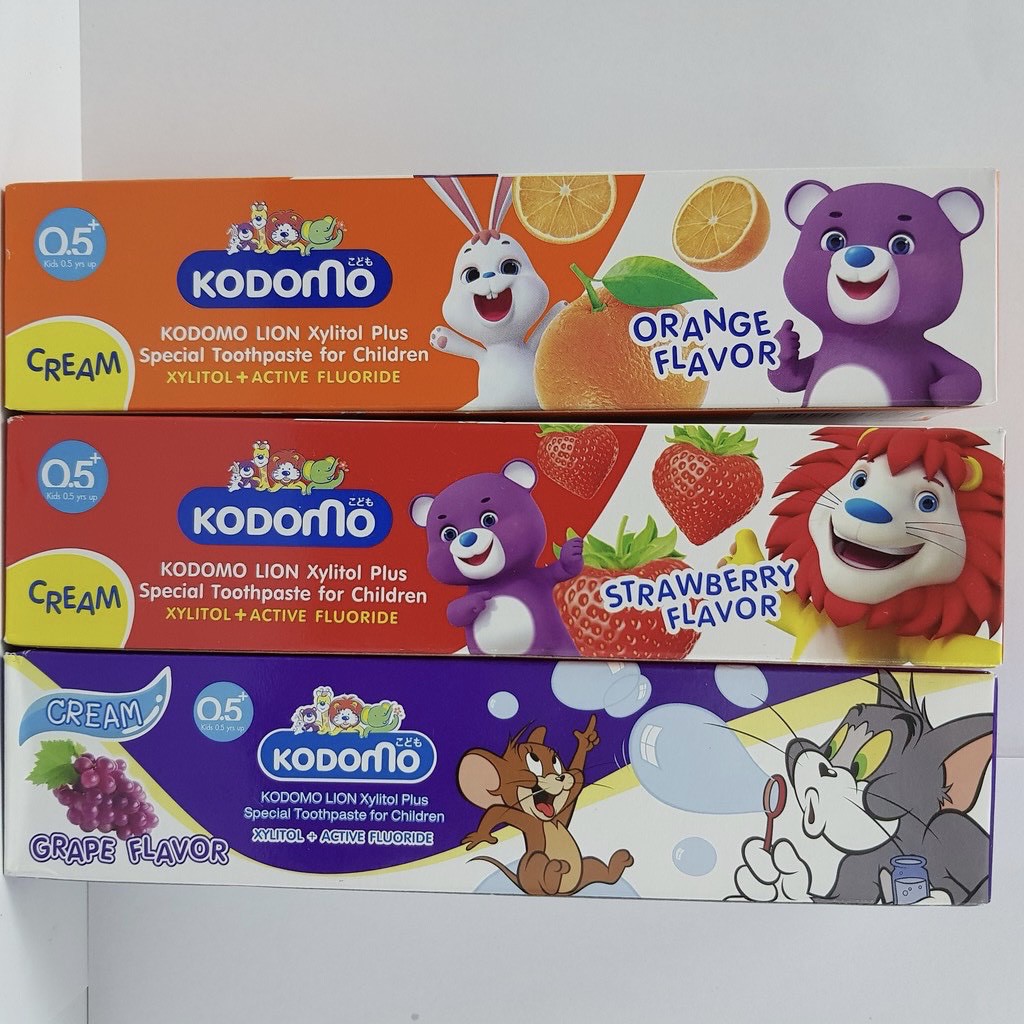 Kem Đánh Răng Trẻ Em Kodomo Thái Lan đủ vị