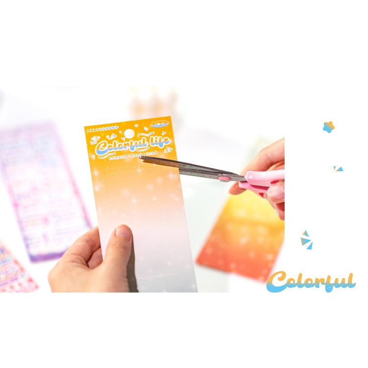 Flowertree 1 Sticker Màu Nước Dán Trang Trí Sổ Tay