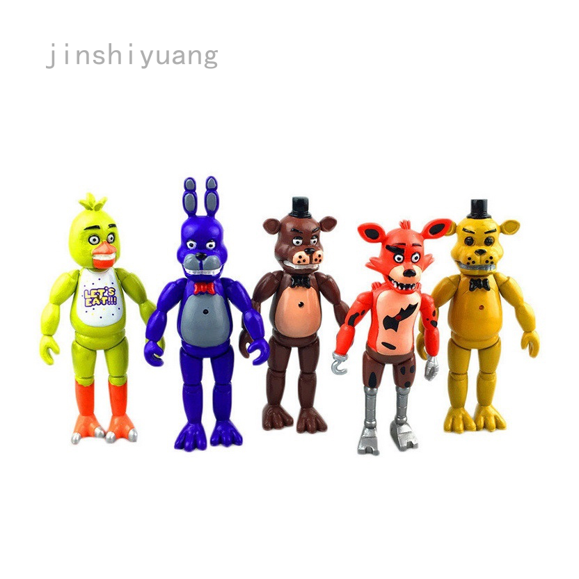 Set 5 Mô Hình Nhân Vật Game Five Nights At Freddy 's Fnaf