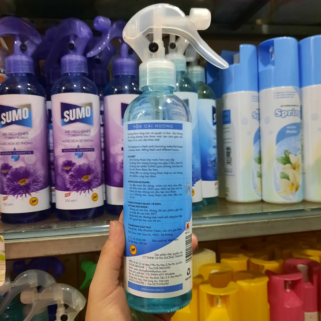 Nước hoa xịt phòng Sumo hương hoa oải hương 350ml