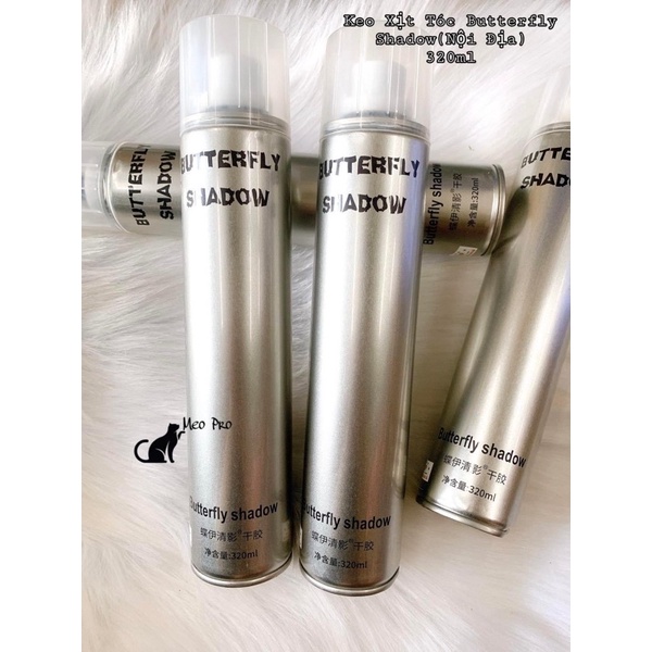 Keo gôm  xịt tóc butterfly shadow 320ml -600ml