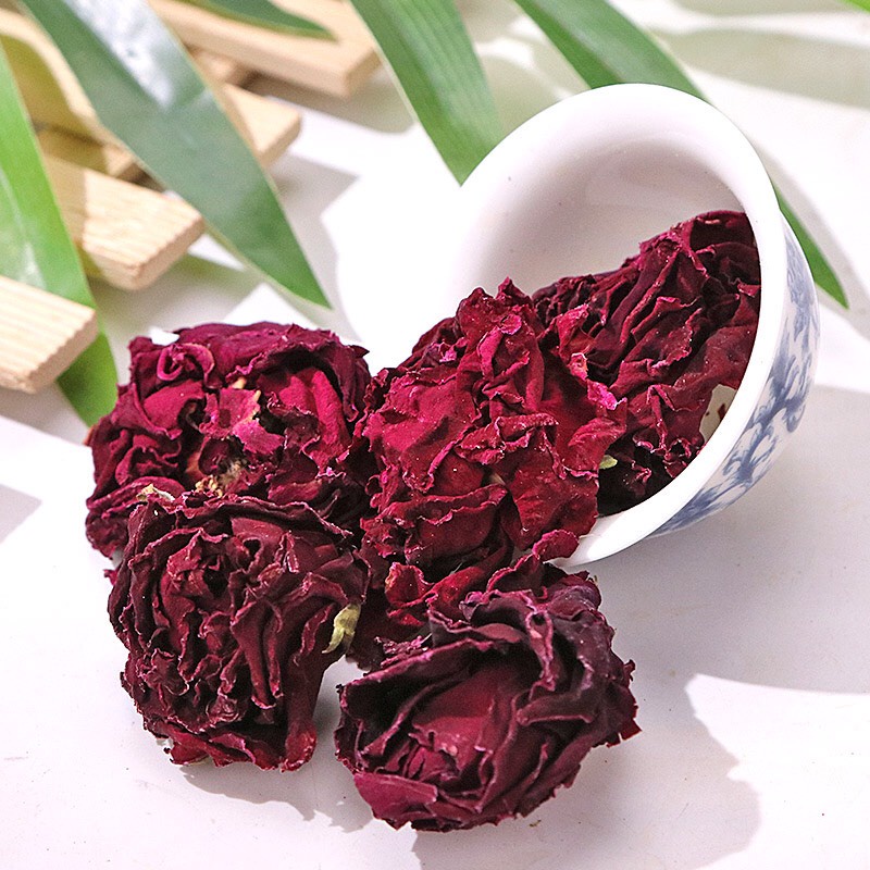 Trà hoa hồng đỏ nguyên bông 50g