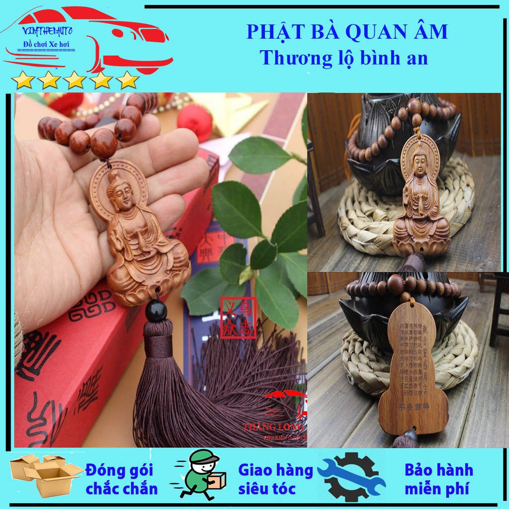 Khánh treo xe phật bà quan âm treo xe hơi ô tô trang trí phòng làm việc K01