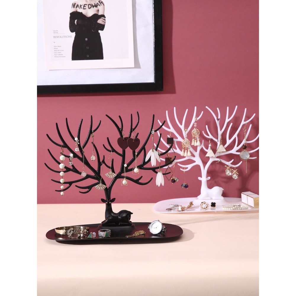 Cây treo trang sức hình tuần lộc [ giao màu ngẫu nhiên ]