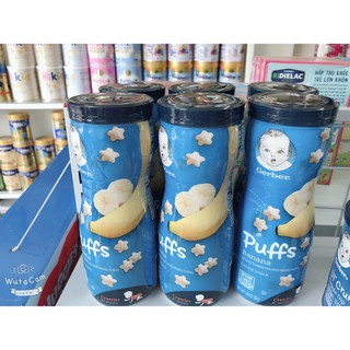 Bánh ăn dặm Gerber đủ vị date 2020 mẫu mới 5.0 ( chuối, táo, việt quất )