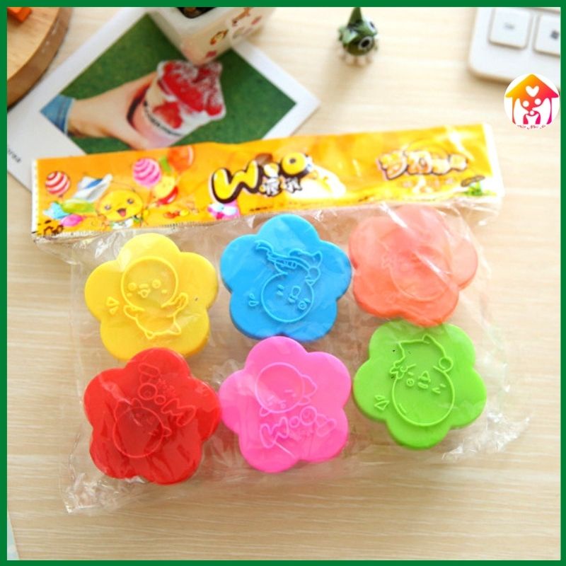 Hộp 12 thanh màu đất sét nặn cho bé
