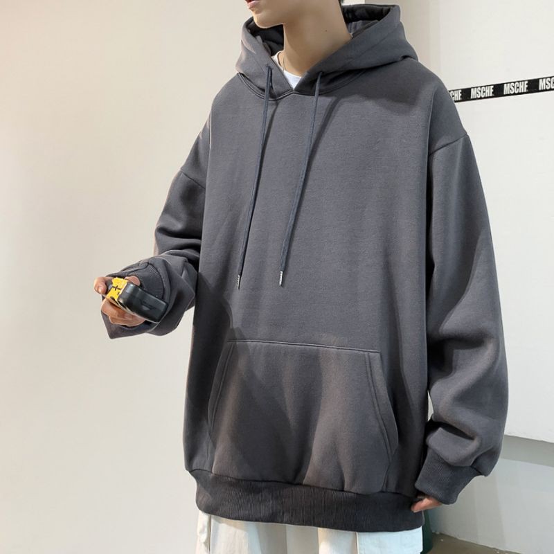 GIÁ TRẢI NGHIỆM - ÁO HOODIE TRƠN OVERSIZE HÀN QUỐC - ẢNH CHỤP TẠI XƯỞNG CAM KẾT HÀNG ĐẸP Y HÌNH