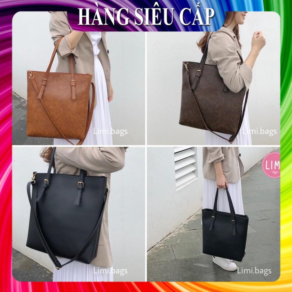 Túi Xách Nữ Da Công Sở đựng Laptop A4 bản to phù hợp đi dạy đi học đi làm SUPER BIG TOTE