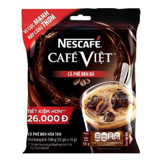 Cà phê hòa tan Nescafe cafe Việt cà phê đen đá (1 gói x 16g)