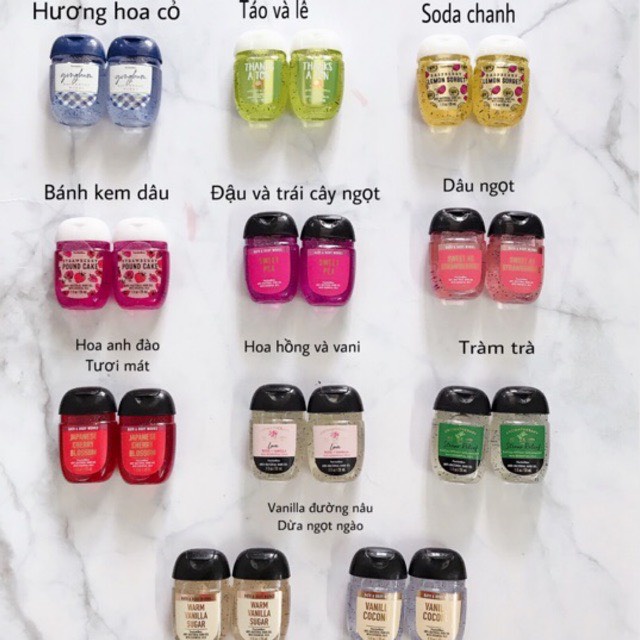 (Hàng có sẵn) GEL RỬA TAY KHÔ BATH & BODY WORKS MỸ | BigBuy360 - bigbuy360.vn