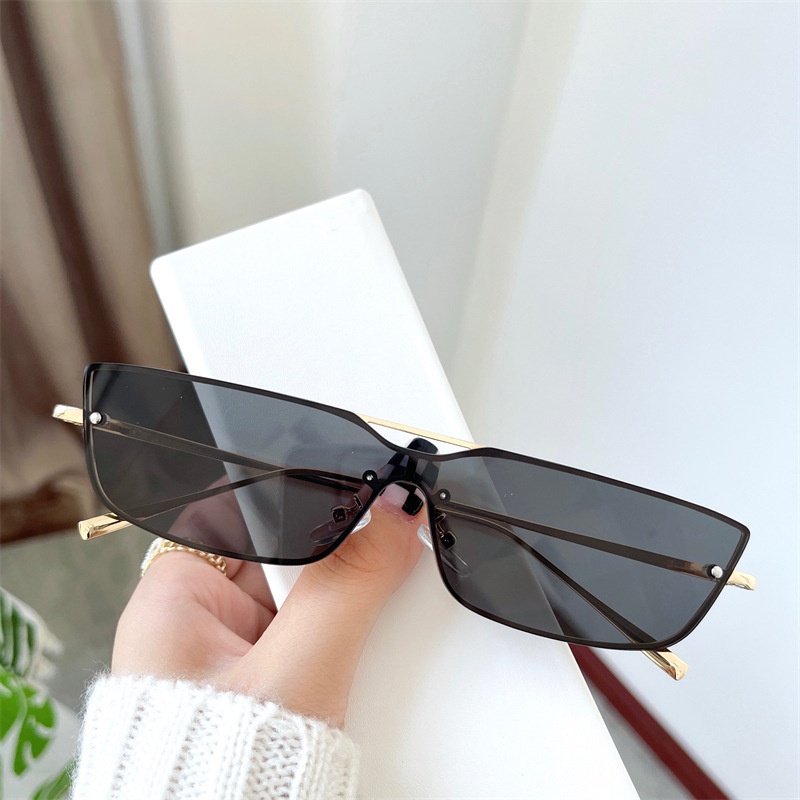 Kính Mát Gọng Đôi Kim Loại Phong Cách Retro Thời Trang Cho Nam Nữ