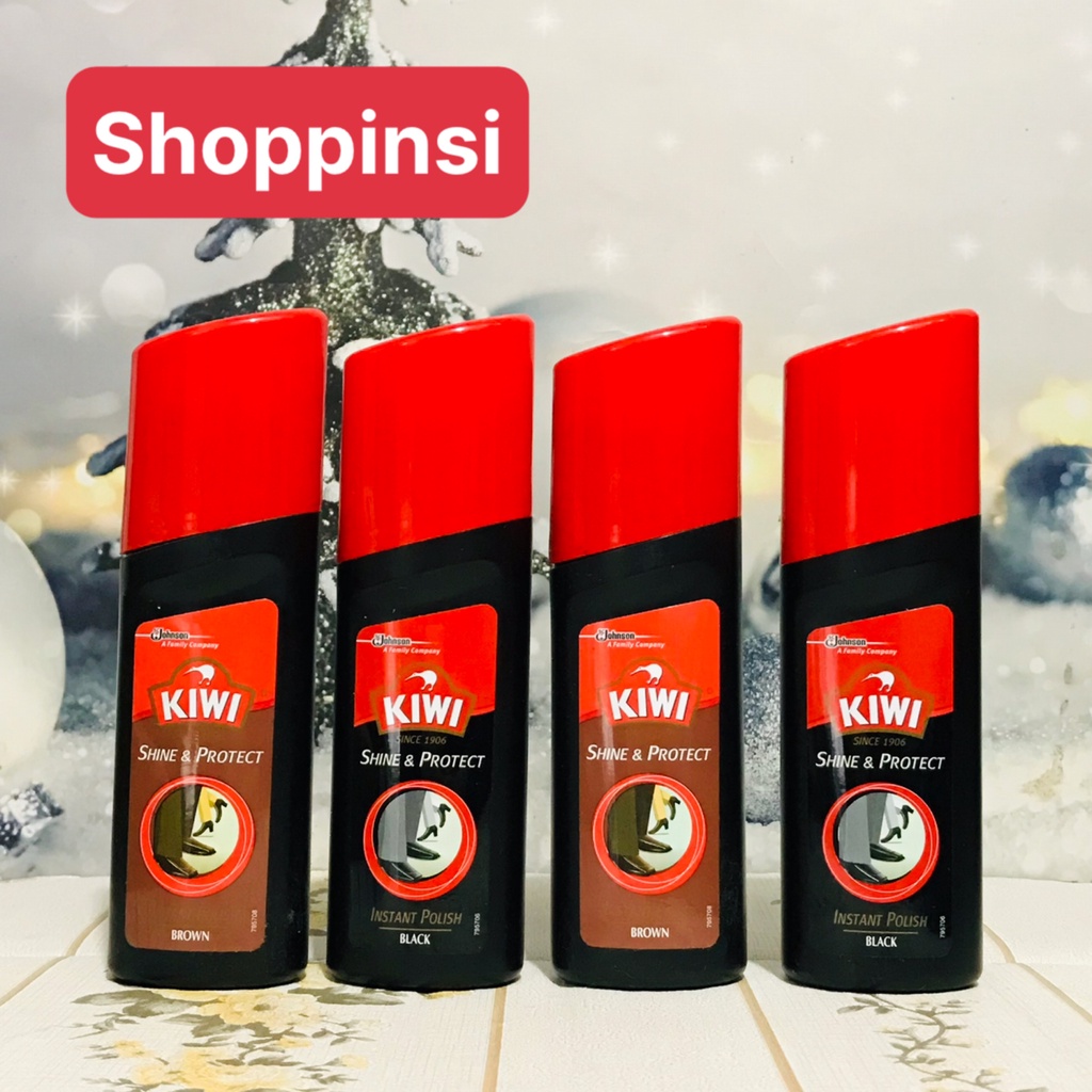 Xi nước đánh giầy KIWI màu đen 75ml