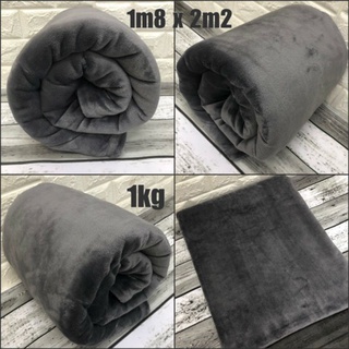 (Hỏa tốc HCM) Chăn mền lông tuyết siêu mịn như nhung 2m4 2m2 1m8 1m6 1m2 chăn mền trơn Campuchia / Cambodia