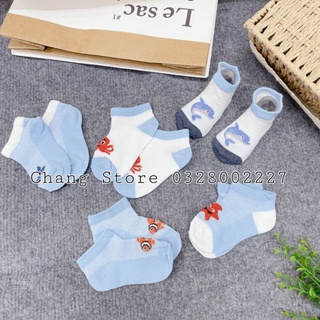 Sét 5 đôi vớ chân cho bé từ 4-8kg