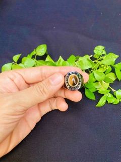 Nhẫn mỹ nam Hột tròn đá MH