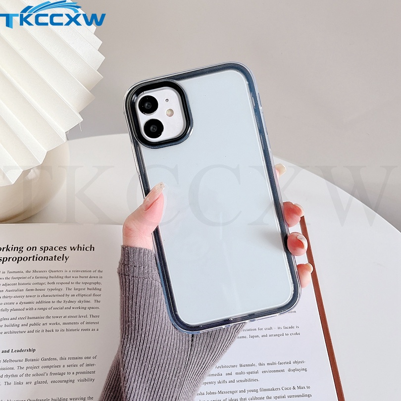 Ốp Điện Thoại Trong Suốt Chống Sốc Màu Kẹo 3 Trong 1 Cho Samsung Galaxy Note 20 Ultra S20 FE J2 J7 Prime Grand Prime G530 M12