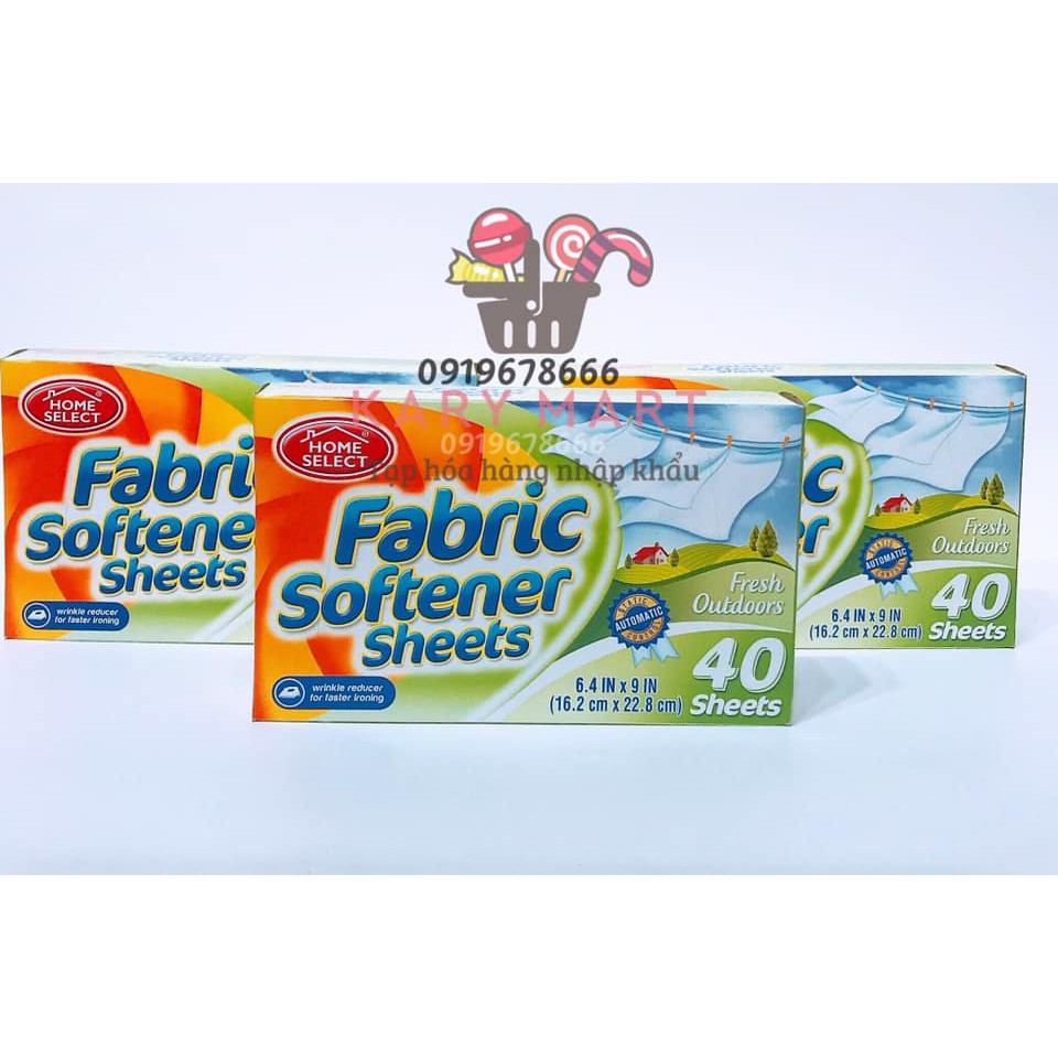 Giấy thơm quần áo của Mỹ Kirkland Fabric Softener Sheets