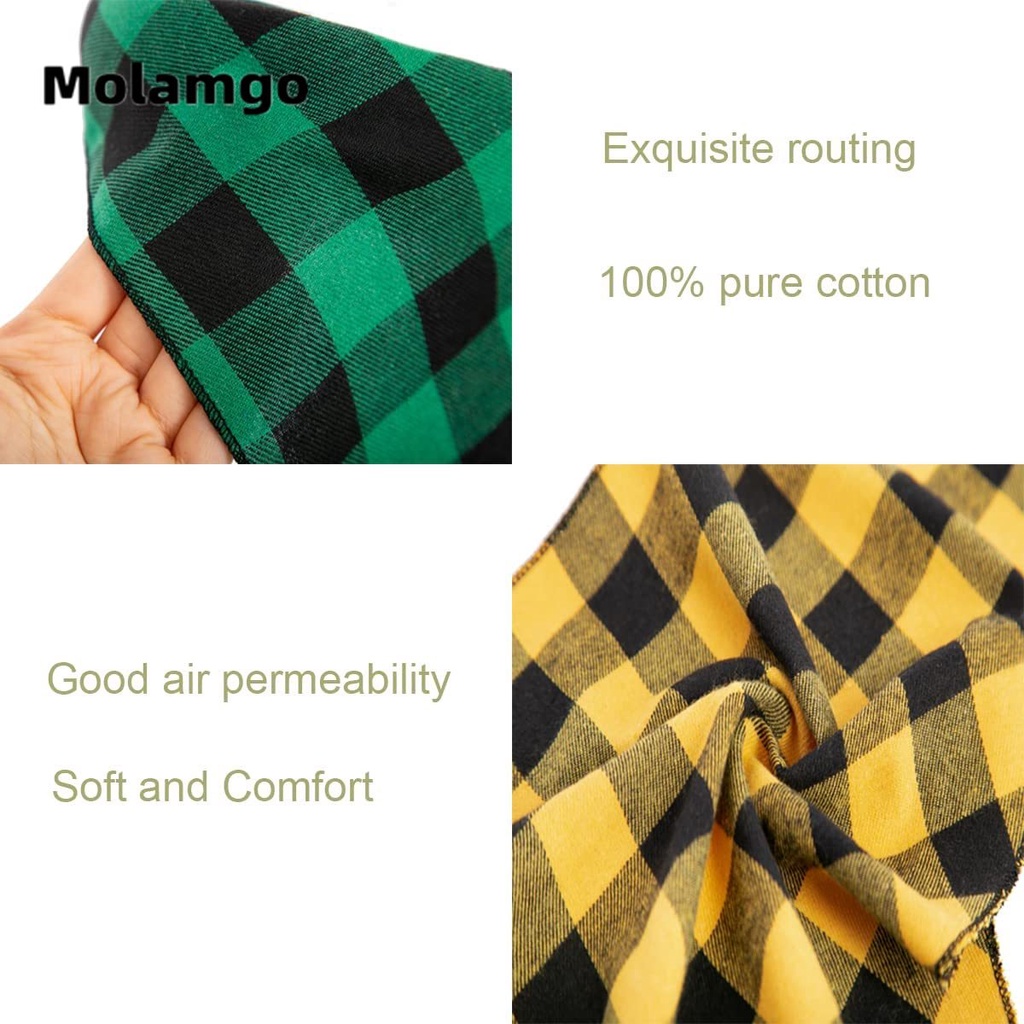 Khăn Choàng Cổ Bandana Hình Tam Giác Họa Tiết Kẻ Sọc In Tên Và Trâu Tùy Chỉnh Dùng Làm Quà Tặng Sinh Nhật Cho Thú Cưng Cỡ Nhỏ Và Vừa