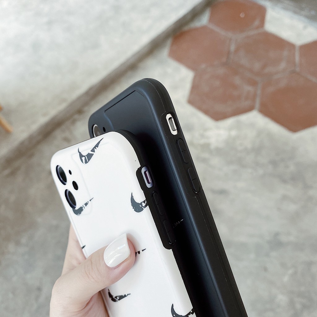 white Ốp điện thoại họa tiết logo cho iPhone 6 7 8 Plus X XS MAX XR 11 12 12mini 12 pro 12 pro max | BigBuy360 - bigbuy360.vn