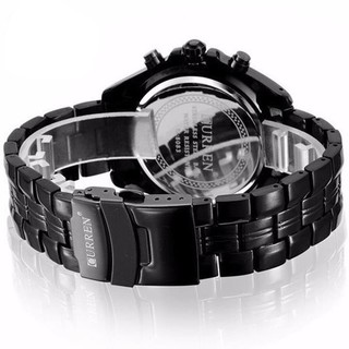 Đồng hồ nam Curren 8023 mặt trắng