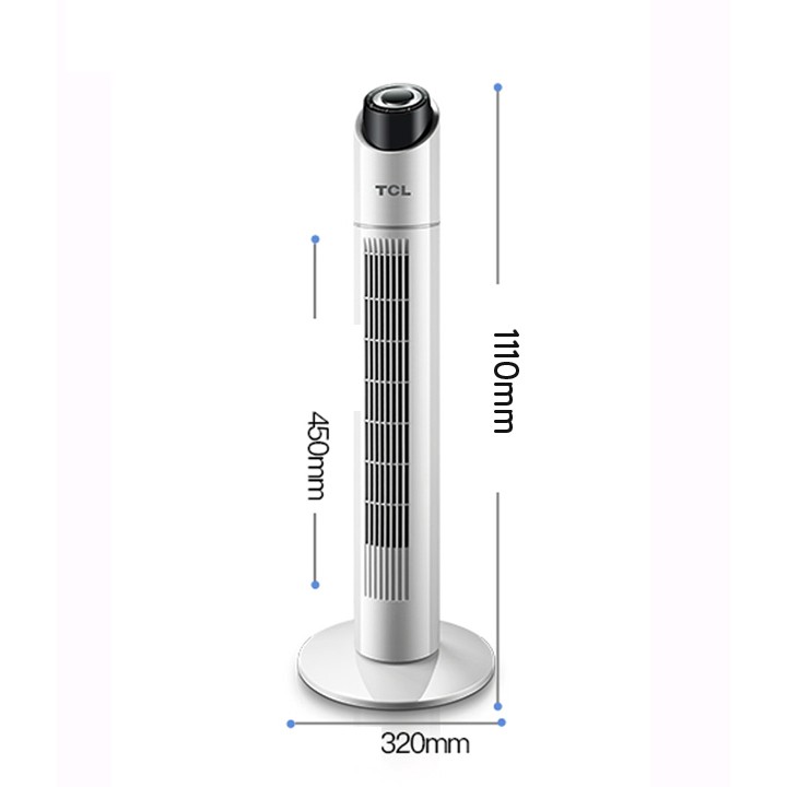 [ Hàng Nội Địa ] - QUẠT THÁP KHÔNG KHÔNG CÁNH TCL 110CM - Quạt Không Cánh Camel 113cm - Bảo hành 1 năm