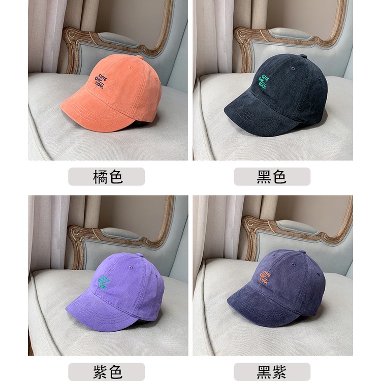 Mũ Lưỡi Trai Bằng Cotton Phong Cách Âu Mỹ Thời Trang Mùa Hè Cho Trẻ Em