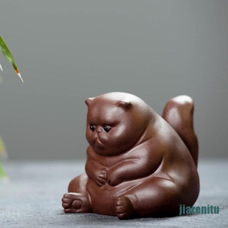 Mô hình mèo trang trí bàn trà xinh xắn