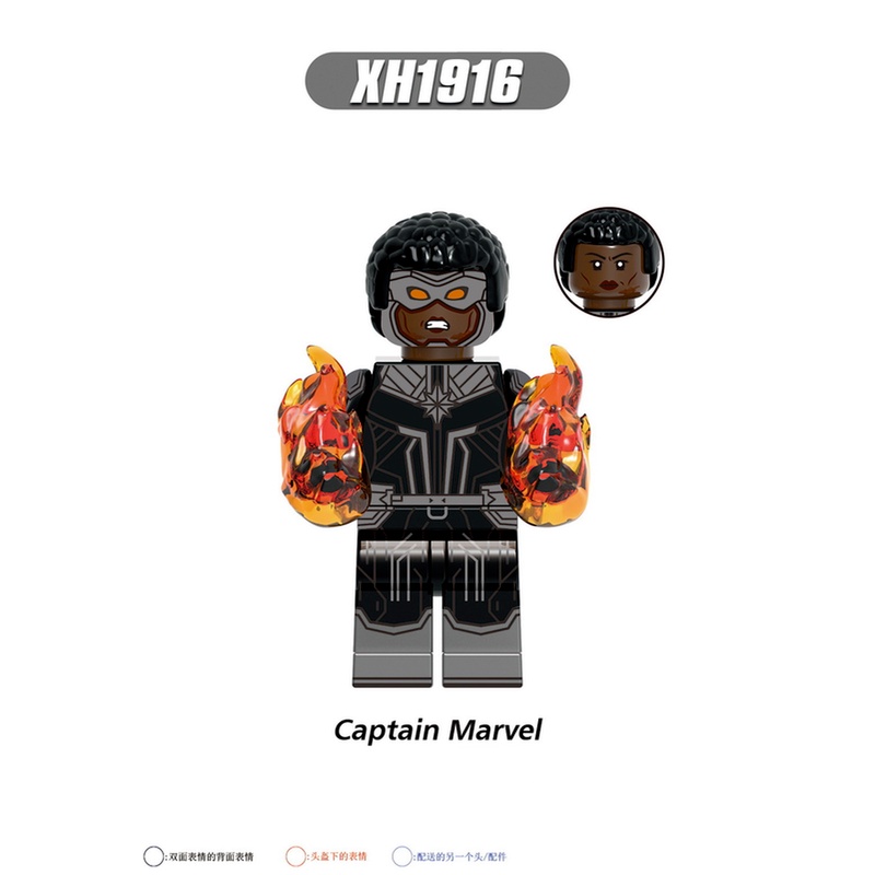 Mô Hình Đồ Chơi Lắp Ráp Nhân Vật Siêu Anh Hùng Marvel