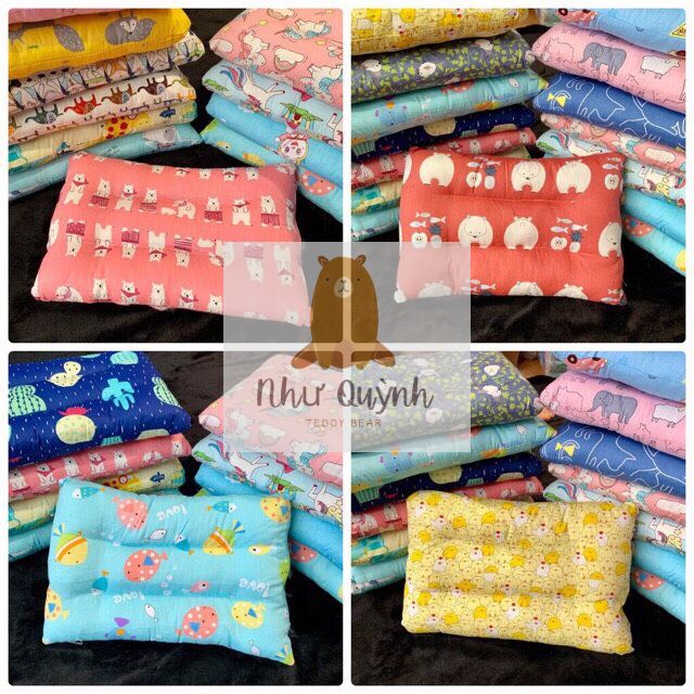 Gối massage cho bé nhiều mẫu cute - kích thước 25cm*40cm*5cm