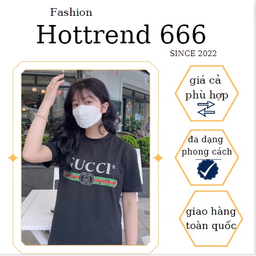 Áo phông thụng GS Mấy em này hót  luôn Sang chảnh, dễ phối đồ. 2 màu basic: đen và trắng Đơn giản nhưng mà đẹp phải ko ạ