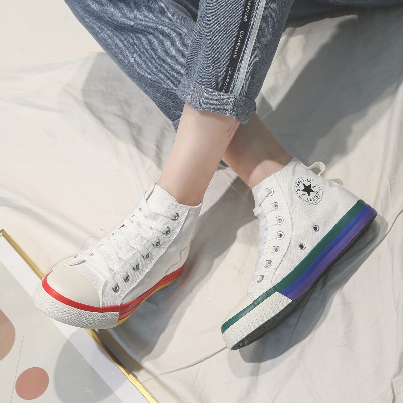 Giày Thể Thao Cổ Cao Siêu Nhẹ Họa Tiết Lá Phong Thời Trang : | BigBuy360 - bigbuy360.vn