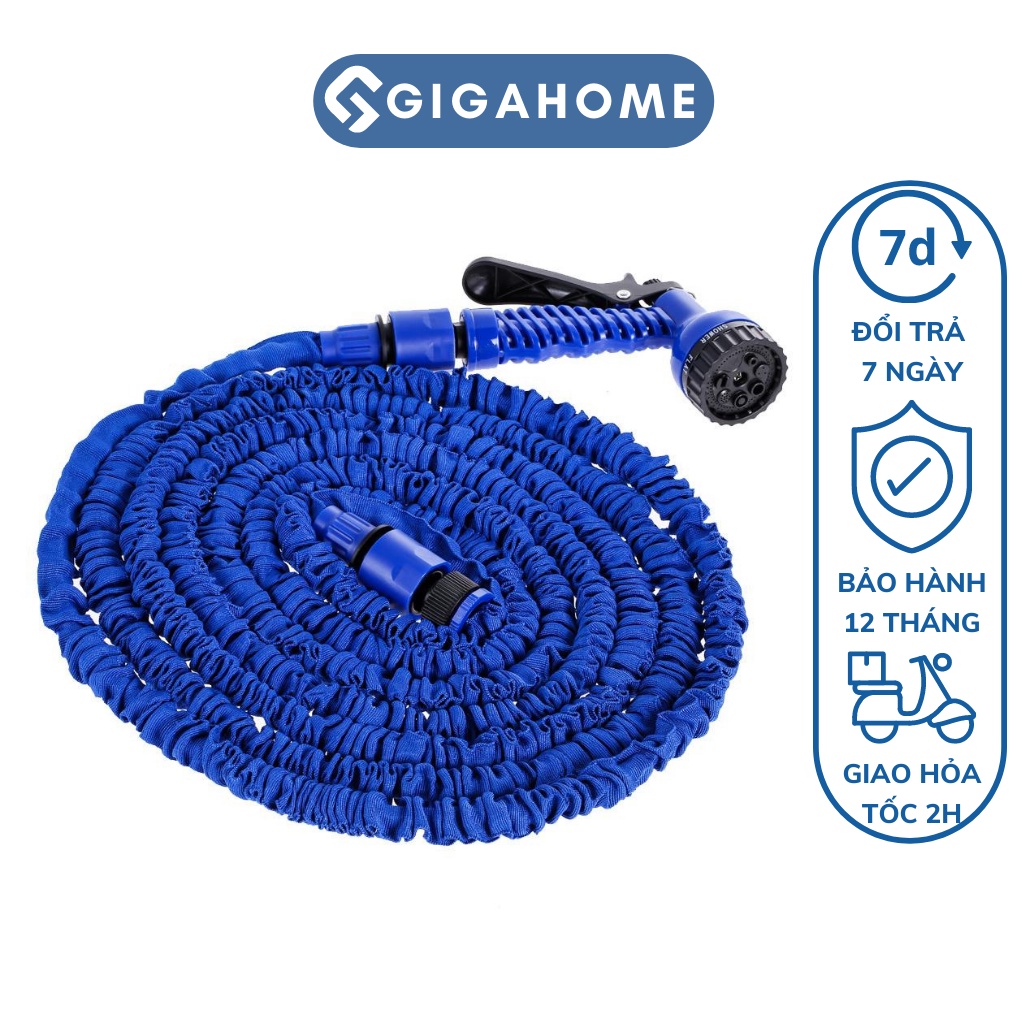 Vòi Xịt Tưới Cây, Rửa Xe Tăng Áp Giản Nở 30M GIGAHOME Nhiều Chế Độ Nước Tiện Dụng 2131