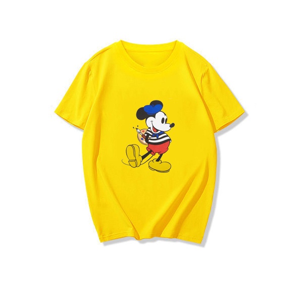 NRVP Áo thun mềm mại cổ tròn tay ngắn họa tiết hoạt hình thời trang dành cho trẻ em từ 3- 11 tuổi