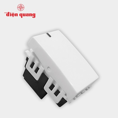 Set 3 Công tắc 1 chiều âm tường Điện Quang DQHome ĐQ IW1 S1W W (màu trắng)