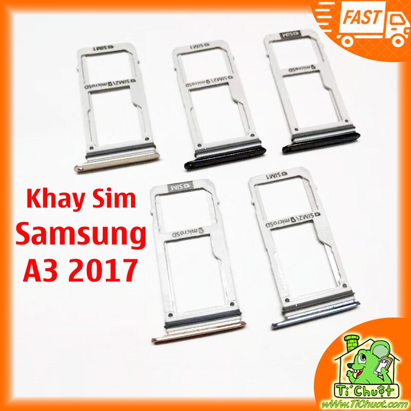 [Chính Hãng] Khay sim Samsung A3 2017 A320 ZIN