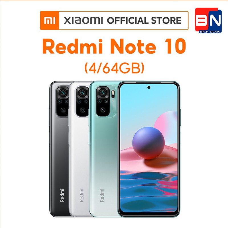 Điện thoại Xiaomi Redmi Note 10 64GB/128GB - Pin 5000mAh - Snapdragon 678