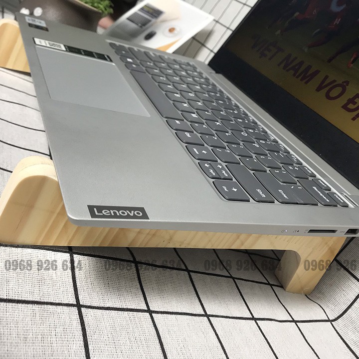 Giá đỡ laptopFREESHIPKệ máy tính bằng gỗ tản nhiệt tốt, nhỏ gọn dễ dàng mang theo