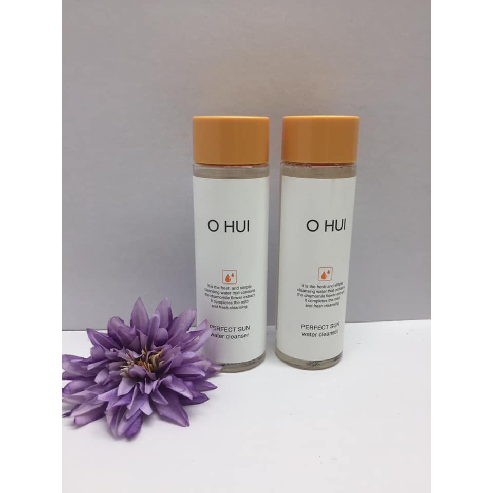 Tẩy trang dạng nước OHUI perfect sun water cleanser 100ml/ lọ tách set